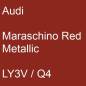 Preview: Audi, Maraschino Red Metallic, LY3V / Q4.